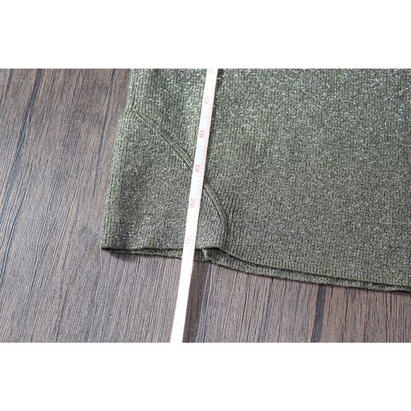 House of Harlow 1960 Sparkle Long Sleeve Bodice Top Sweater Disco Goth Medium - Picture 9 of 13